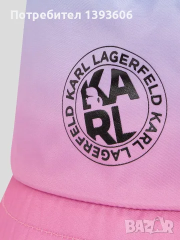 Karl Lagerfeld шапка - тип идиотка - bucket hat - НОВА, снимка 2 - Шапки - 55466336