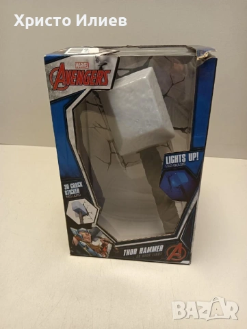 Лампа Avengers Чукът на Тор 3D, снимка 10 - Други - 54406325