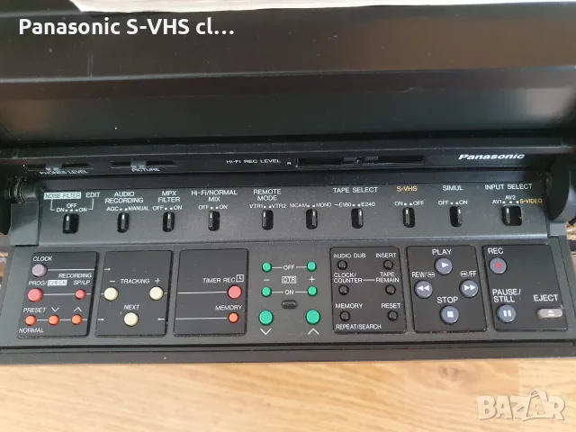 Panasonic NV-FS90 S-VHS ,Hi-Fi stereo 7 head SpLp, снимка 7 - Плейъри, домашно кино, прожектори - 55680202