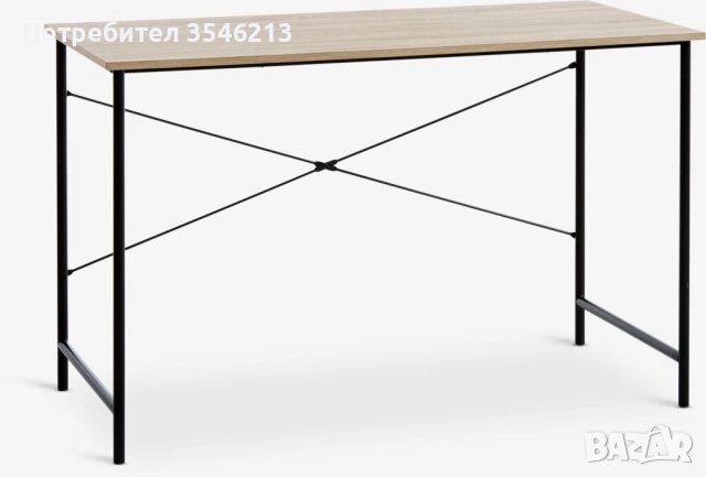Бюро VANDBORG 60x120 цвят светъл дъб/черно