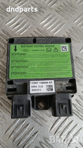 Airbag модул Ford Fiesta 2004 2S6T14B056EP 5WK43103 35031912