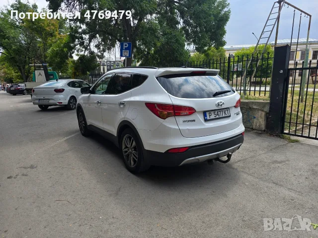 Hyundai Santa Fe 2.2 CRDi 197 к.с. 4WD AUTOMATIC • PANORAMA • 7 МЕСТА • КОЖА • SELF PARKING, снимка 5 - Автомобили и джипове - 55653329