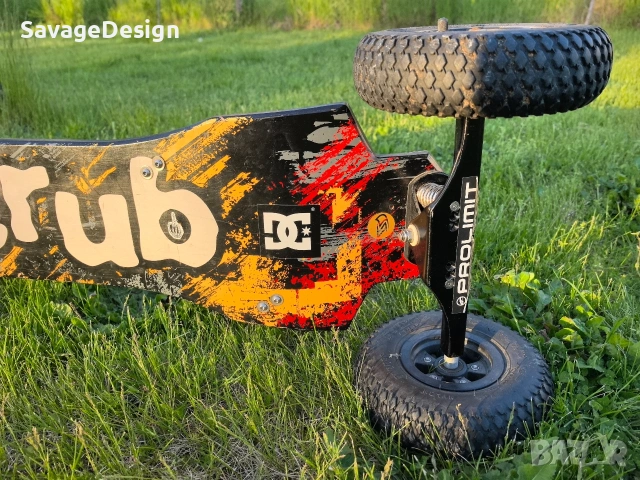 Kite Flysurfer 12кв.м + Landboard Scrub + Kitesurf F2 , снимка 2 - Водни спортове - 54450108