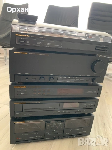 Рядък Hi-Fi Стек Marantz – Пълен Комплект с Тонколони и Дистанци