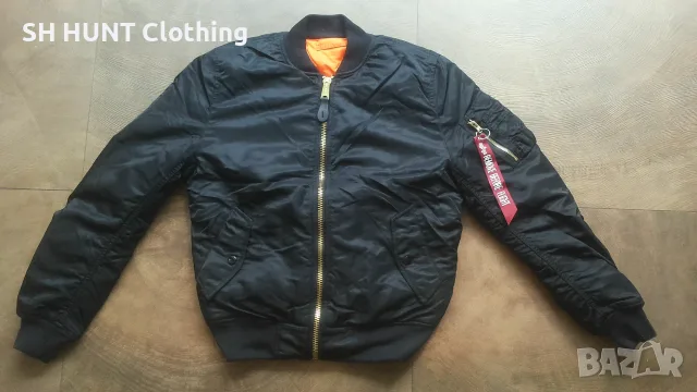 ALPHA INDUSTRIES MA-1 BOMBER Two Face Jacket Размер S мъжко двулицево яке - 25-69, снимка 4 - Якета - 55681275