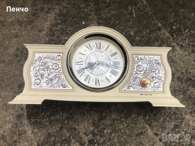 стар механичен будилник "SEIKO" с латерна и звънец - JAPAN