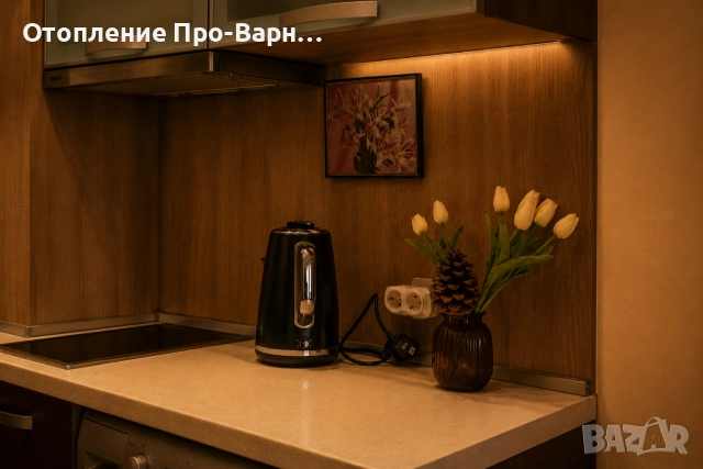 Апартамент ЛУКС ★★★★ Golden Line – Златни пясъци | 100 м от плажа | Басейн | СПА | До 4 гости, снимка 14 - Апартаменти - 55215816