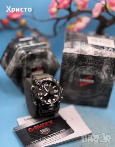ГАРАНЦИОНЕН!!! Мъжки часовник CASIO G-SHOCK MUDMASTER GG-B100-1A3, Carbon Core Guard, Bluetooth, снимка 3 - Мъжки - 55676085