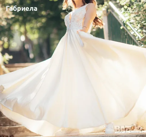 Булчинска рокля от бутик Alegra, снимка 2 - Рокли - 55582533