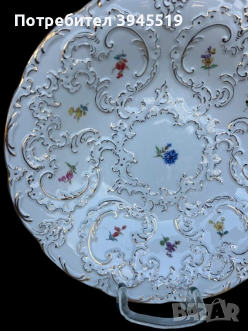 Фруктиера Meissen, снимка 4 - Антикварни и старинни предмети - 54918402