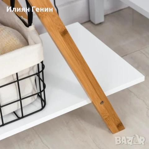 Рафт за баня Kleankin, Стоящ рафт, 4 нива, снимка 5 - Етажерки - 54546259