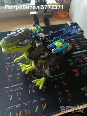 Комплект за конструиране, Playmobil Dino Rise T-Rex, комплект от 84 елемента, 14x38x35см, снимка 3 - Конструктори - 54516331