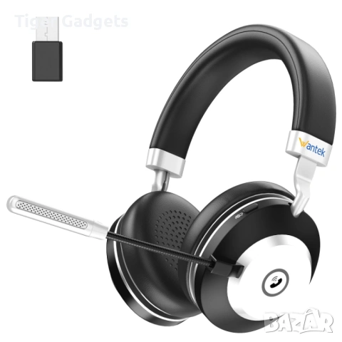 Безжична Bluetooth слушалка с микрофон Wantek WK882BT, USB Dongle