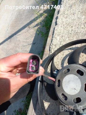 Вентилатор, на радиатора VW AUDI SEAT SKODA, снимка 3 - Части - 54192002