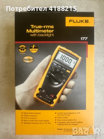 Fluke 177 True-RMS Multimeter / Мултиметър / Мултицет, снимка 2 - Други инструменти - 54007922