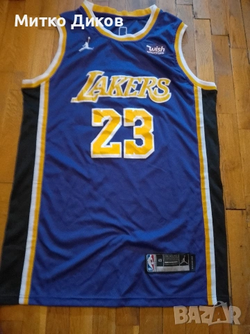 Lakers #23 Lebron James баскетболна тениска размер М