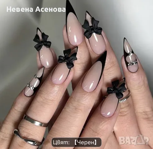 (Комплект ръчно изработени нокти), снимка 6 - Подаръци за жени - 55335218