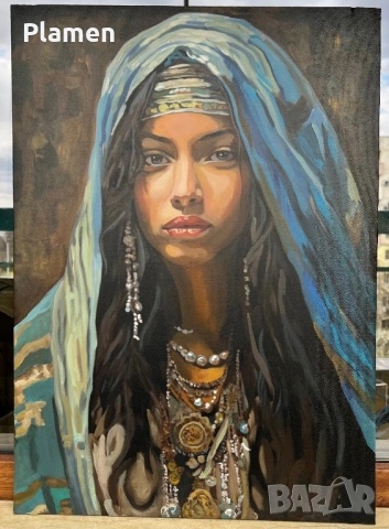 КАРТИНА МАСЛО НА ПЛАТНО ДИАН ПЕТРОВ 2025 Г.