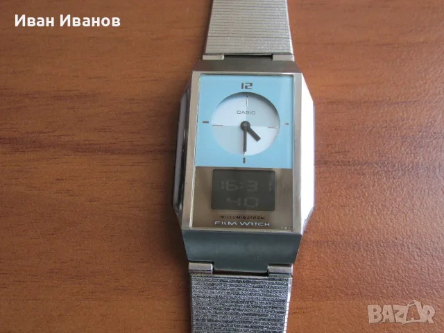 Casio FS-104 FILM WATCH ILLUMINATOR Касио аналогово дигитален часовник