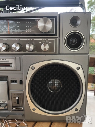 Голям Радиокасетофон Wilco CRS-1049(Japan)!, снимка 4 - Радиокасетофони, транзистори - 55515425