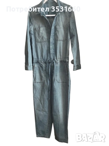 Дамски дънков гащеризон