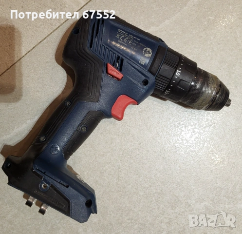 Ударен безчетков винтоверт Bosch GSR 18V-55 , без батерия и зарядно. 50€ (цената е крайна!), снимка 2 - Винтоверти - 54643604