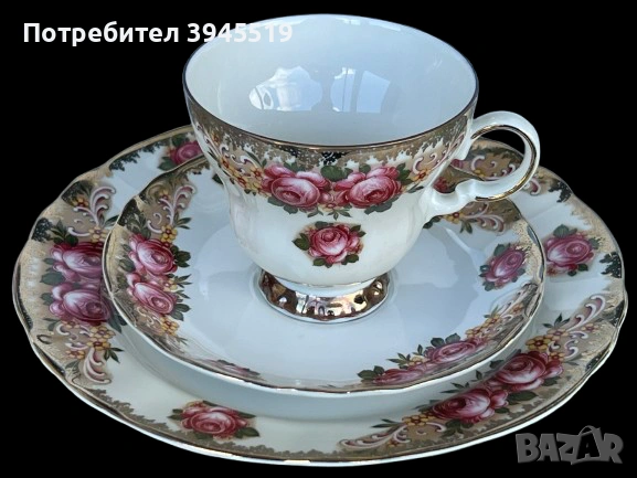 Троен сет порцелан Royal, снимка 2 - Антикварни и старинни предмети - 54903511