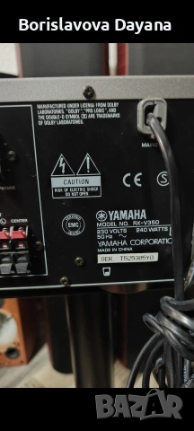 Аудио Ресивър Yamaha RX-V350, снимка 7 - Ресийвъри, усилватели, смесителни пултове - 53964468