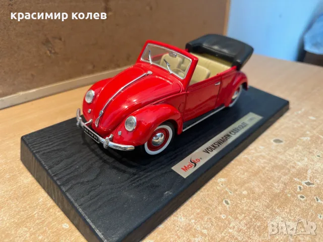 метален модел "VW cabriolet 1951"/1:18/, снимка 5 - Колекции - 55606480