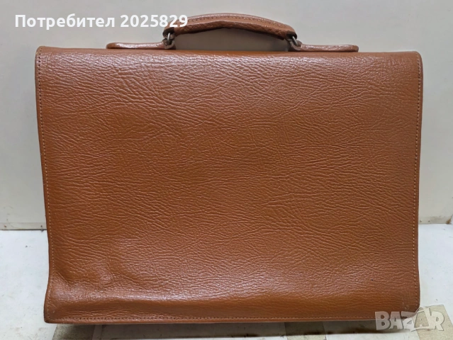Стара ретро кожена чанта от соца, снимка 2 - Чанти - 54836365