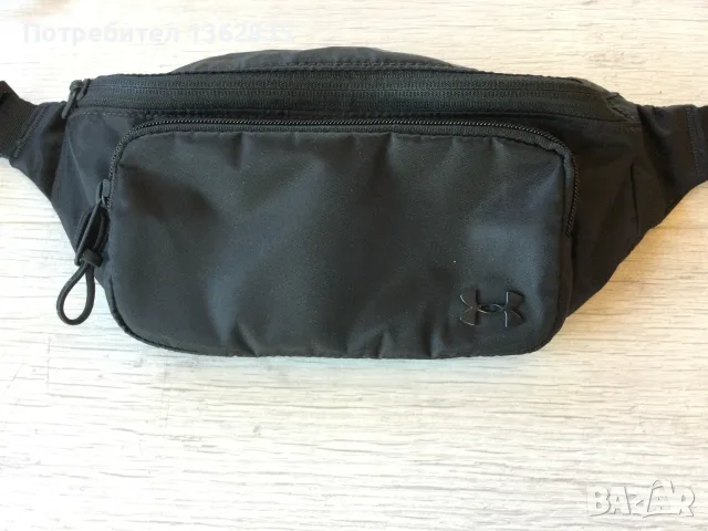 НОВА оригинална мъжка черна чанта чантичка за кръста "банан" crossbody bag UNDER ARMOUR от САЩ, снимка 9 - Чанти - 55606878