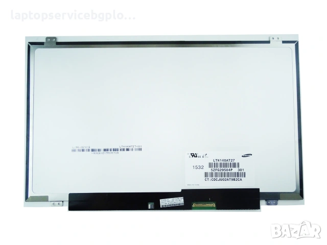 Матрица за лаптоп 14" Samsung LTN140AT27 301 14" 1366 x 768 Slim Дисплей (1366x768) Матова, снимка 3 - Части за лаптопи - 55154447