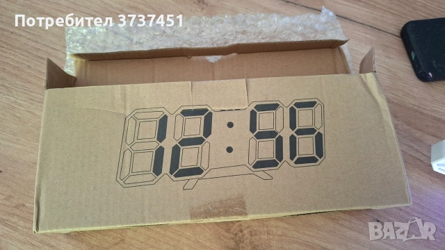 3D LED дигитален часовник, снимка 3 - Други стоки за дома - 55074421