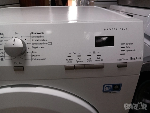 Сушилня с термопомпа АЕГ Aeg Protex Plus А+++ 8кг 2 години гаранция!, снимка 4 - Сушилни - 54600383