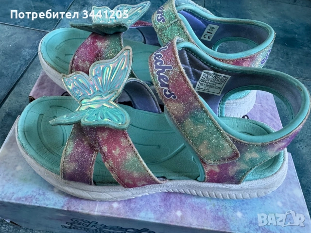 Светещи сандали Sketchers, снимка 2 - Детски сандали и чехли - 54992402