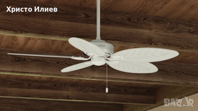 Таванен вентилатор HUNTER 137 см за вътрешна и външна употреба за веранда тераса балкон, снимка 2 - Вентилатори - 54675497