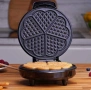 Гофретник Voltz,1200W, 5 гнезда, Инокс, снимка 3