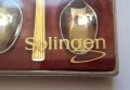 SOLINGEN - Немски сервиз позлатени лъжички за чай кафе 24 карата злато , снимка 9
