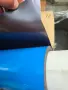 5м/59см/0.76мм -ролка от изотропен гумен магнит с гланцово синьо PVC покритие., снимка 3