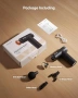 Нов Мини масажен пистолет с нагряване 9 скорости 4 накрайника USB-C 2000mAh, снимка 7