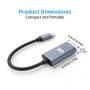 Адаптер, Съвместим с монитор, Компютър, Таблет, USB Type-C към HDMI, 4K@30Hz, снимка 2