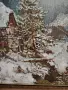Зимен пейзаж, гоблен,, Ковачницата" , снимка 6