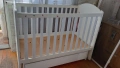 Детско дървено легълце с вградена люлка и матрачето ARBOR BABY, снимка 18