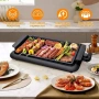 Електрическа настолна скара 1200W без дим – Преносимо барбекю за балкон и градина, 38x25 см, снимка 3