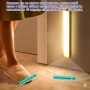 Безжична LED Лампа със Сензор за Движение, USB Батерия, 20см Магнитна за Кухня и Шкаф, снимка 3