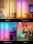 Смарт LED подова лампа с RGB подсветка, дистанционно и контрол през приложение, 2400LM, 146cm, снимка 8