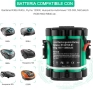 Батерия ADVTRONICS 18V 3.0Ah за роботизирани косачки Gardena, Husqvarna и McCulloch, снимка 3