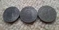 Стара монета/и 1 пфенинг 1942 г. букви А , D и F свастика - Германия - цинкови, снимка 7