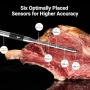 Нов Смарт BBQ Термометър 4 Безжични Сонди WiFi Bluetooth за Грил Пушилня Фурна месо, снимка 3