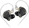 KZ ZS10 pro2 хибридни слушалки за уши, 5-драйверни HiFi слушалки за уши за монитори, снимка 1